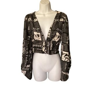 Live 4 Truth boho crop top. M